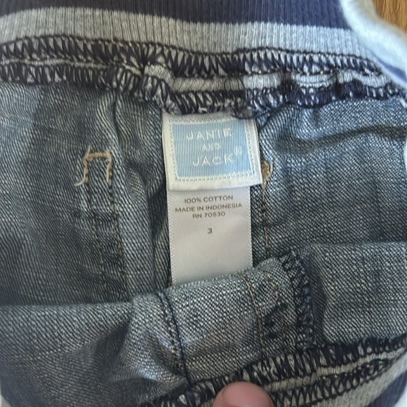 Kids Blue Cargo Pants - Picture 3 of 5